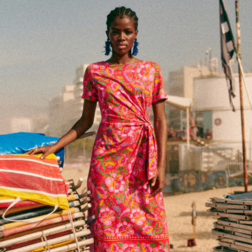 Pippa Dress - Sézane x FARM Rio EUC Medium